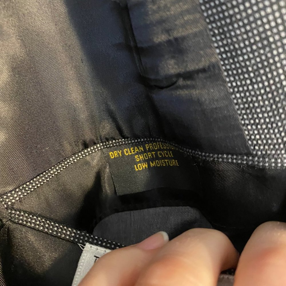 Vintage Burberrys' Prorsum Charcoal Tailored Blazer 44R - Picture 2 of 14